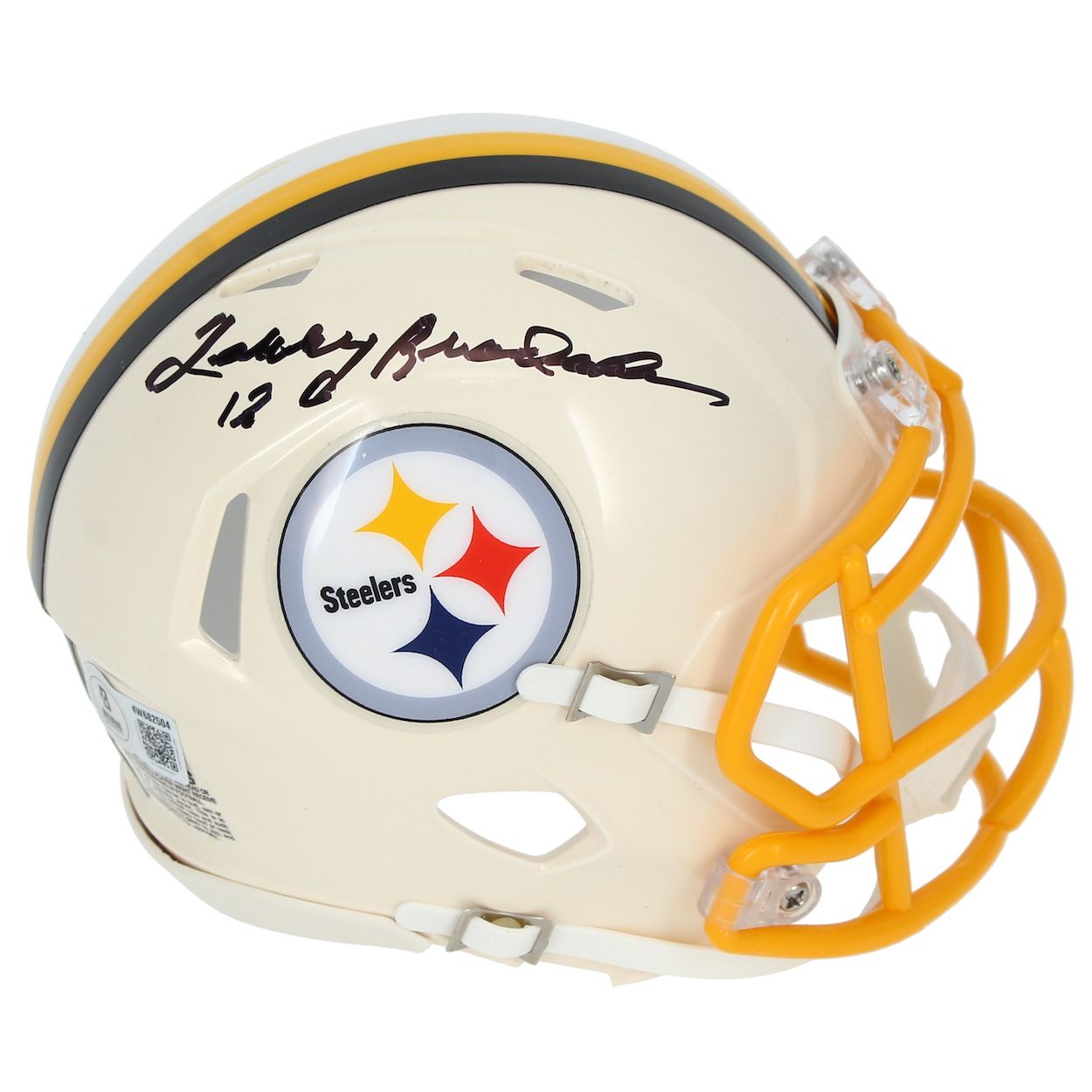 Terry Bradshaw Autographed Pittsburgh Steelers RETRO Speed Mini