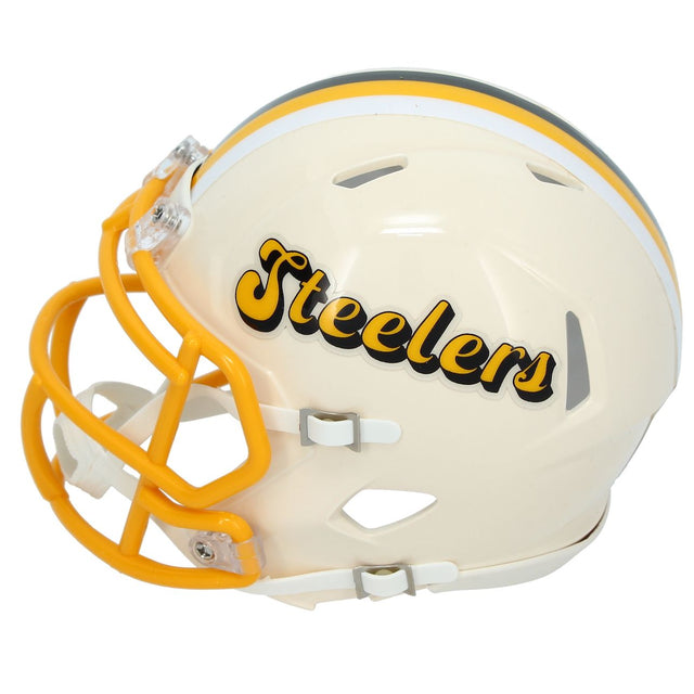 Terry Bradshaw Autographed Pittsburgh Steelers RETRO Speed Mini Helmet Beckett