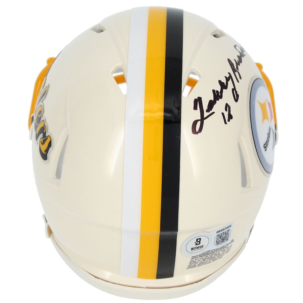 Terry Bradshaw Autographed Pittsburgh Steelers RETRO Speed Mini Helmet Beckett
