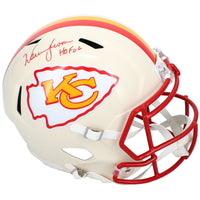 Warren Moon Autographed/Inscribed "HOF '06" Kansas City Chiefs RETRO Speed Full Size Helmet Beckett
