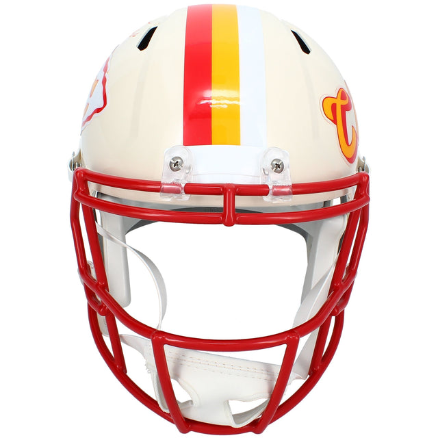 Warren Moon Autographed/Inscribed "HOF '06" Kansas City Chiefs RETRO Speed Full Size Helmet Beckett