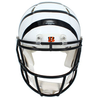 Ja'Marr Chase Autographed Cincinnati Bengals White 2022 Alternate Speed Authentic Helmet Beckett