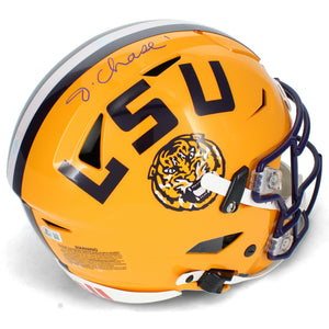 Ja'Marr Chase Autographed LSU Tigers Speedflex Authentic Helmet Beckett