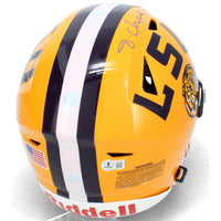 Ja'Marr Chase Autographed LSU Tigers Speedflex Authentic Helmet Beckett
