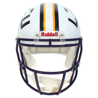 Ja'Marr Chase Autographed LSU Tigers White Alternate Speed Authentic Helmet Beckett
