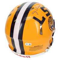 Ja'Marr Chase Autographed LSU Tigers Speed Authentic Helmet Beckett Witnessed