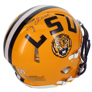 Ja'Marr Chase Autographed LSU Tigers Speed Authentic Helmet Beckett Witnessed