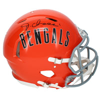 Ja'Marr Chase Autographed Cincinnati Bengals 1968-79 Throwback Speed Authentic Helmet Beckett