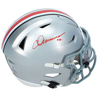 Chris Olave Autographed Ohio State Buckeyes Speedflex Midi Helmet Beckett