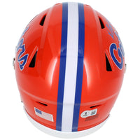 Kyle Pitts Autographed Florida Gators Speedflex Midi Helmet Beckett Witnessed