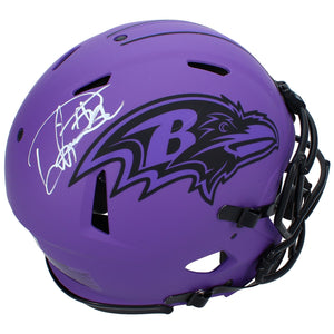 Derrick Henry Autographed Baltimore Ravens RAVE Speed Authentic Helmet Beckett
