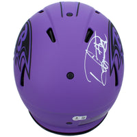 Derrick Henry Autographed Baltimore Ravens RAVE Speed Authentic Helmet Beckett