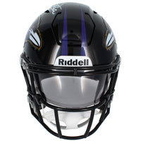 Derrick Henry Autographed Baltimore Ravens Speedflex Midi Helmet Beckett