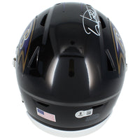 Derrick Henry Autographed Baltimore Ravens Speedflex Midi Helmet Beckett