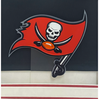 Tom Brady Autographed Buccaneers 42" x 34" Framed Nike Limited Pewter Jersey Fanatics