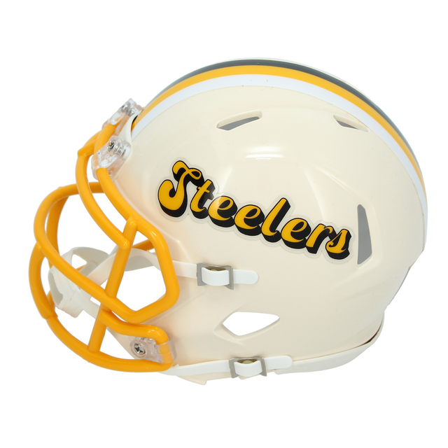 Mel Blount Autographed Pittsburgh Steelers RETRO Speed Mini Helmet Beckett