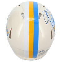 LaDainian Tomlinson Autographed Los Angeles Chargers RETRO Speed Authentic Helmet Beckett