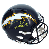 LaDainian Tomlinson Autographed Chargers 1988-06 Throwback Speed Full Size Helmet Beckett