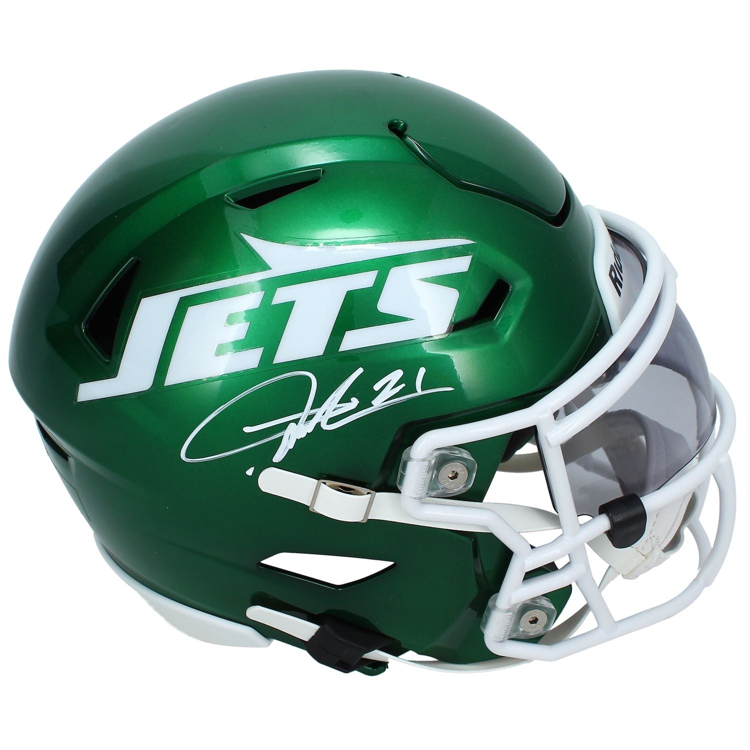 LaDainian Tomlinson Autographed New York Jets Speedflex Midi Helmet Beckett