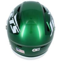 Darrelle Revis Autographed (White) New York Jets Speedflex Midi Helmet Beckett