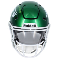 Darrelle Revis Autographed (Green) New York Jets Speedflex Midi Helmet Beckett