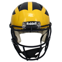 Tom Brady Autographed Michigan Authentic Speed Helmet Fanatics