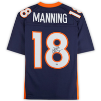 Peyton Manning Autographed Denver Broncos Nike Navy Blue Elite Jersey Fanatics