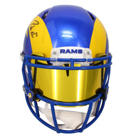 Puka Nacua Autographed Rams Authentic Speed Helmet w/ Visor & Bumpers Fanatics