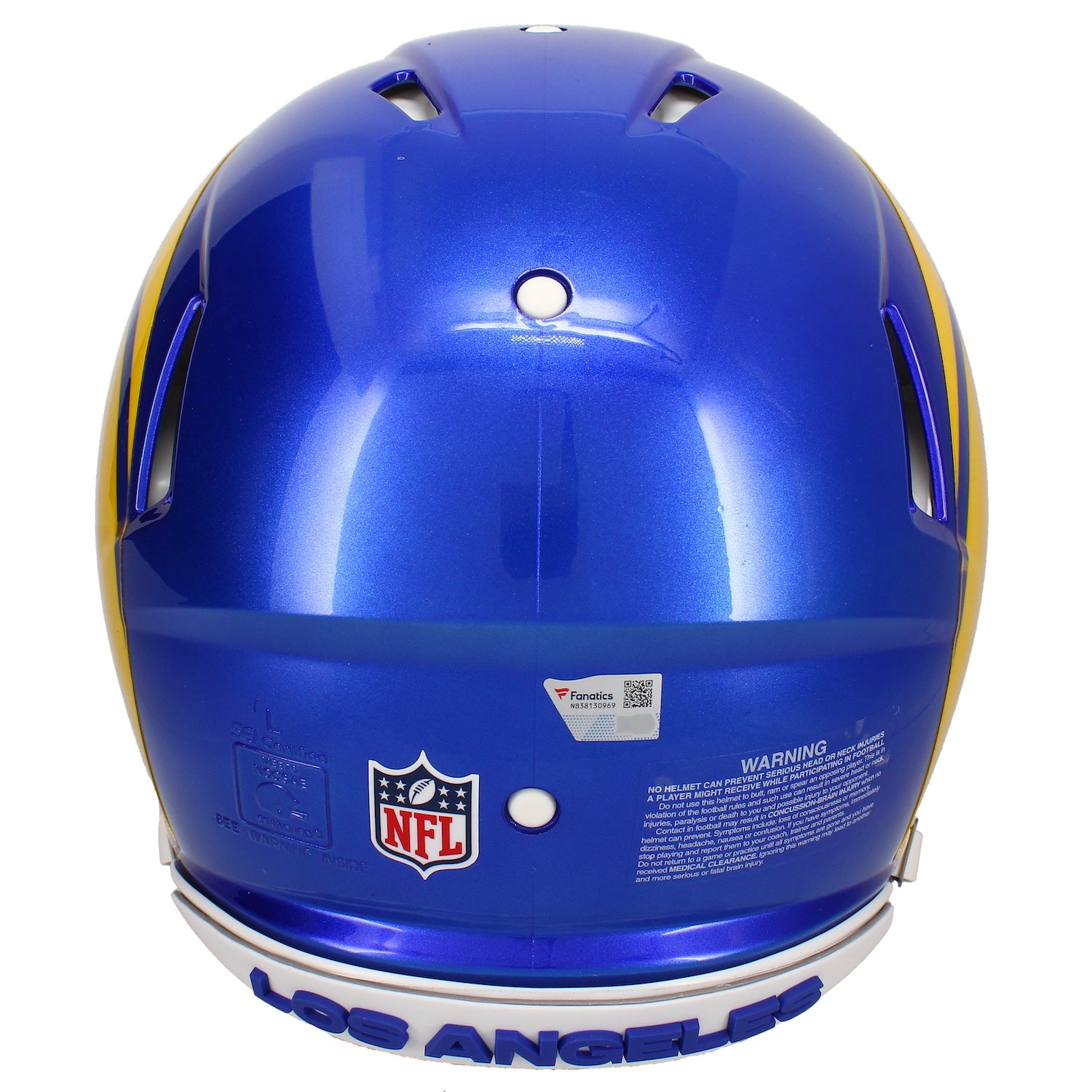 Puka Nacua Autographed Rams Authentic Speed Helmet w/ Visor & Bumpers Fanatics