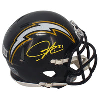 LaDainian Tomlinson Autographed Chargers Throwback Speed Mini Helmet Beckett