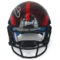 Patrick Mahomes Autographed Red Raiders 'Never Quit' Schutt Mini Helmet Beckett