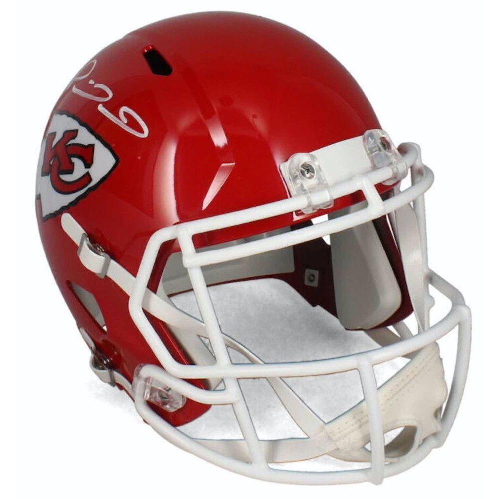 Patrick Mahomes Autographed Kansas City Chiefs Full Size Speed Replica Helmet Beckett