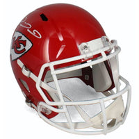Patrick Mahomes Autographed Kansas City Chiefs Full Size Speed Replica Helmet Beckett