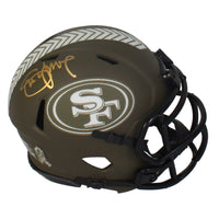 Steve Young Autographed San Francisco 49ers Salute to Service Mini Helmet Radtke