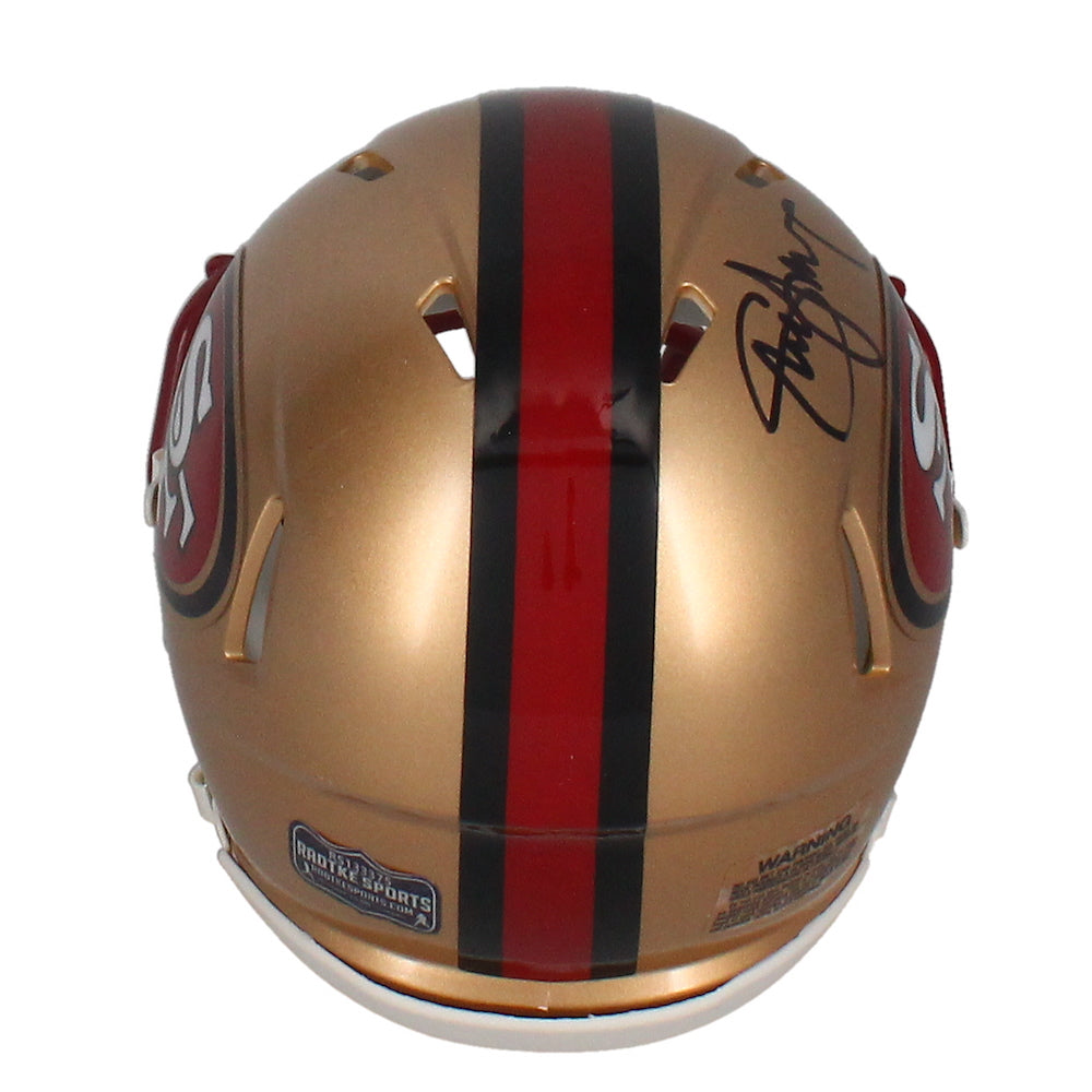 Steve Young Autographed San Francisco Throwback Mini Speed Helmet Radtke