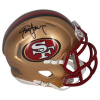 Steve Young Autographed San Francisco Throwback Mini Speed Helmet Radtke