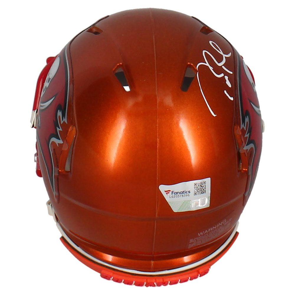 Tom Brady Autographed Buccaneers Flash Speed Mini Helmet w/ Visor Fanatics