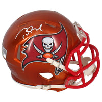 Tom Brady Autographed Tampa Bay Buccaneers Mini Speed Flash Helmet Fanatics