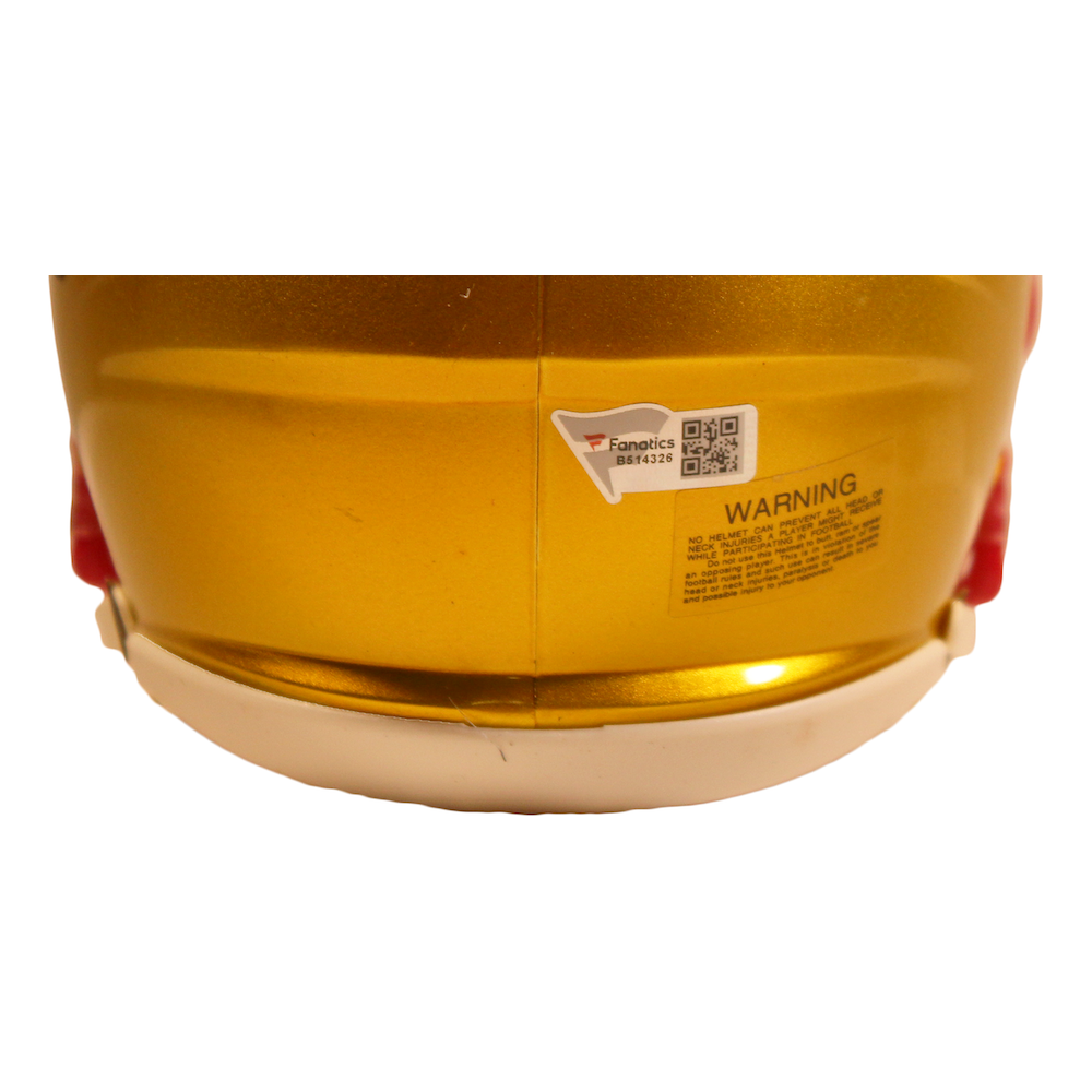 Patrick Mahomes Autographed Kansas City Chiefs Mini Flash Helmet Fanatics