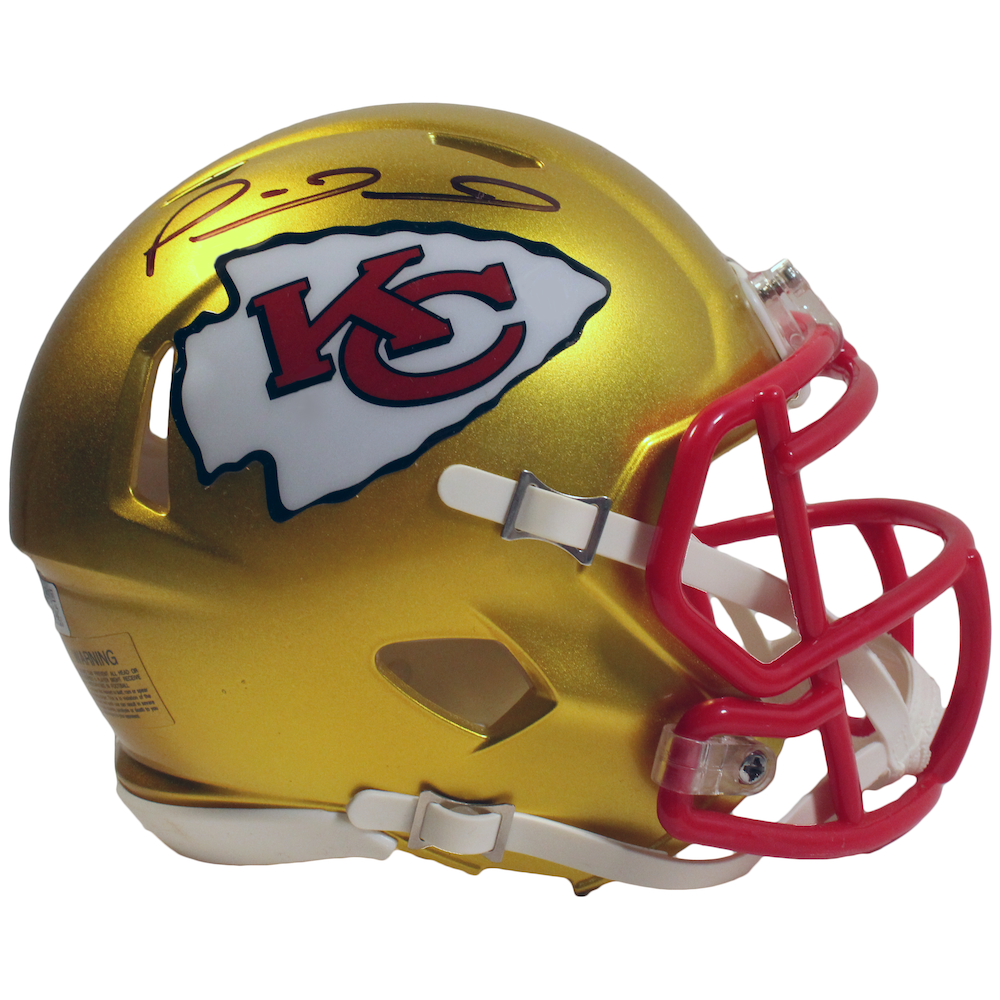 Patrick Mahomes Autographed Kansas City Chiefs Mini Flash Helmet Fanatics