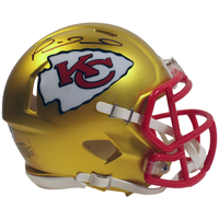 Patrick Mahomes Autographed Kansas City Chiefs Mini Flash Helmet Fanatics