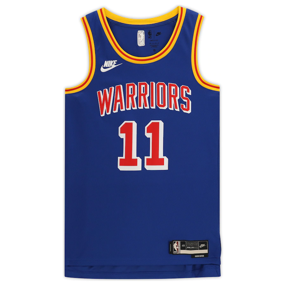 KLAY THOMPSON Autographed Golden State Warriors Nike Year 0 Blue Jersey FANATICS
