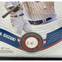 Seiya Suzuki Chicago Cubs Framed 15" x 17" Game Used Baseball Collage LE 50
