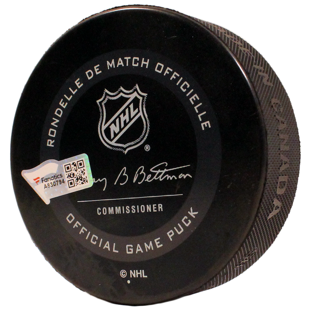 IGOR SHESTERKIN Autographed New York Rangers Official Game Puck FANATICS