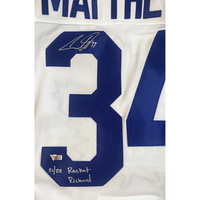 AUSTON MATTHEWS Autographed Toronto Maple Leafs 21/22 Rocket Richard Authentic White Jersey FANATICS