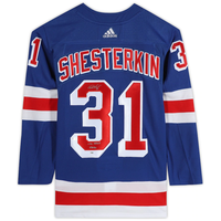 IGOR SHESTERKIN Autographed "NHL Debut 1/7/20" New York Rangers Authentic Jersey FANATICS
