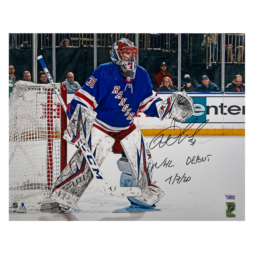 IGOR SHESTERKIN Autographed "NHL Debut 1/7/20" 16" x 20" Photograph FANATICS