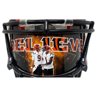 Joe Burrow / Ja'Marr Chase Cincinnati Bengals Autographed Authentic Helmet w/ Custom Visor Fanatics