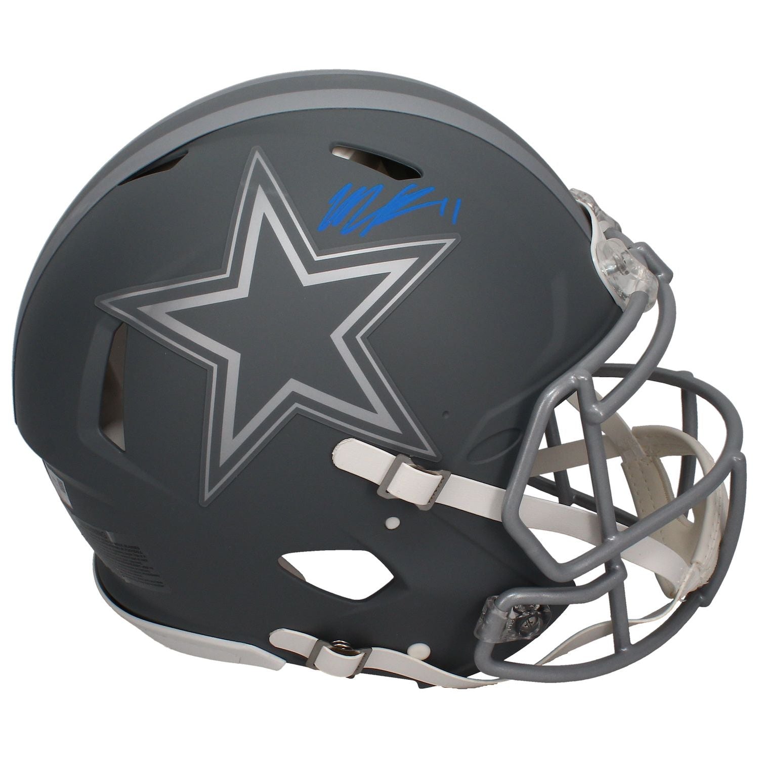 Micah Parsons Autographed Dallas Cowboys Slate Authentic Speed Helmet Fanatics