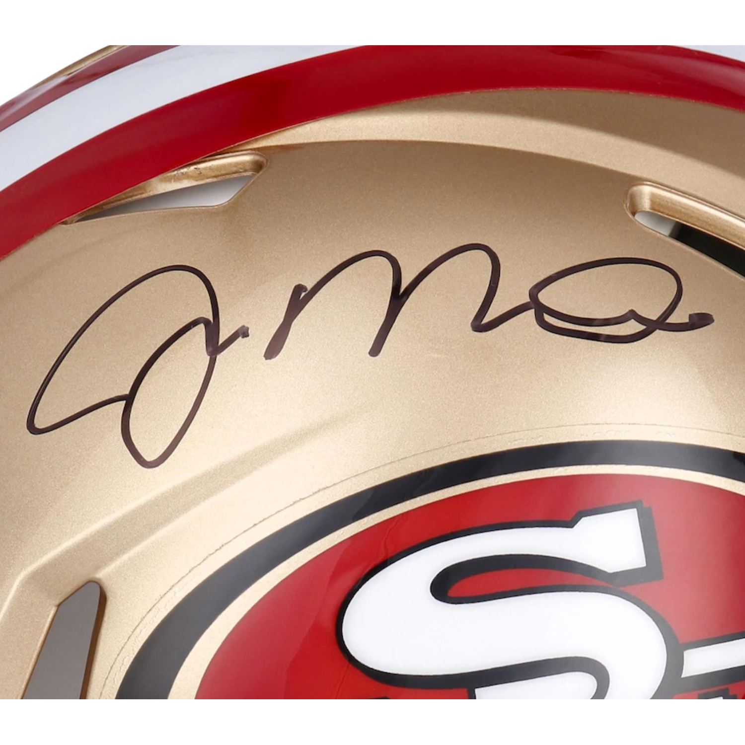 Joe Montana Autographed San Francisco 49ers Authentic Speed Helmet Fanatics